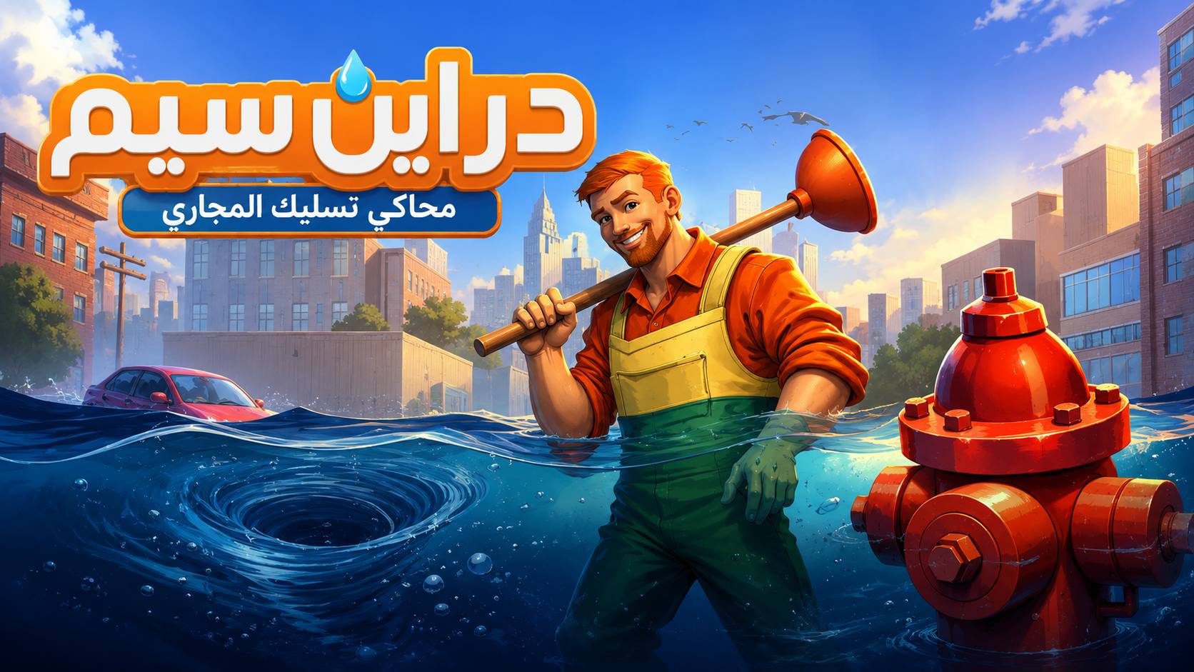 تعريب لعبة DrainSim - ترجمة عربية